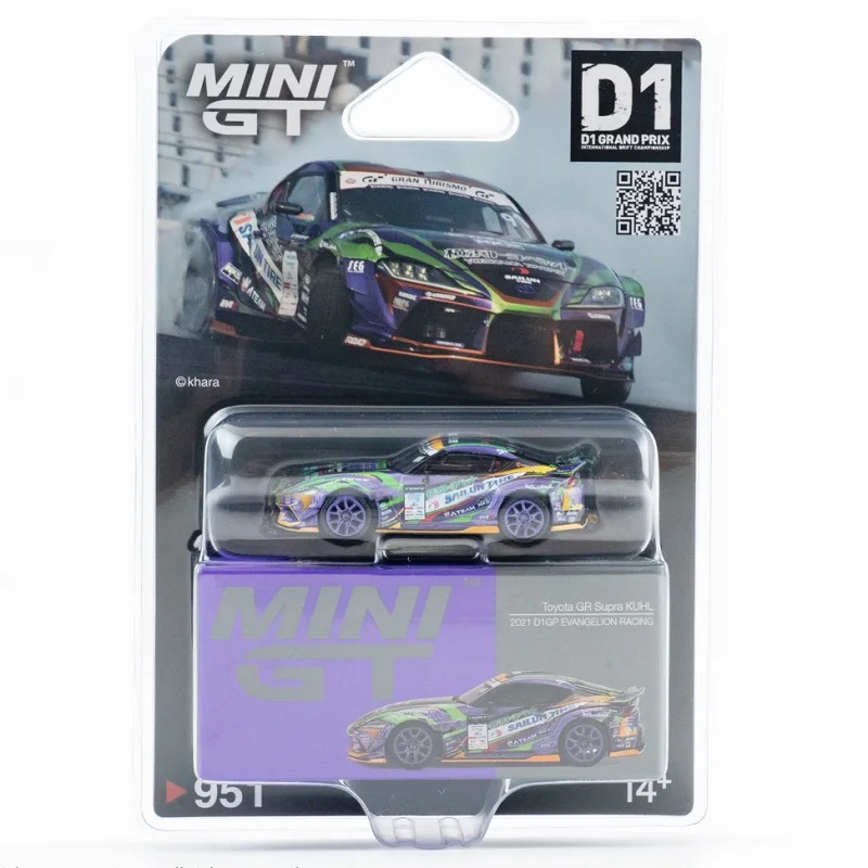 

MINI GT 1:64 GR Supra EVAR KUHL 2021 D1GP RACING Blister Model Car