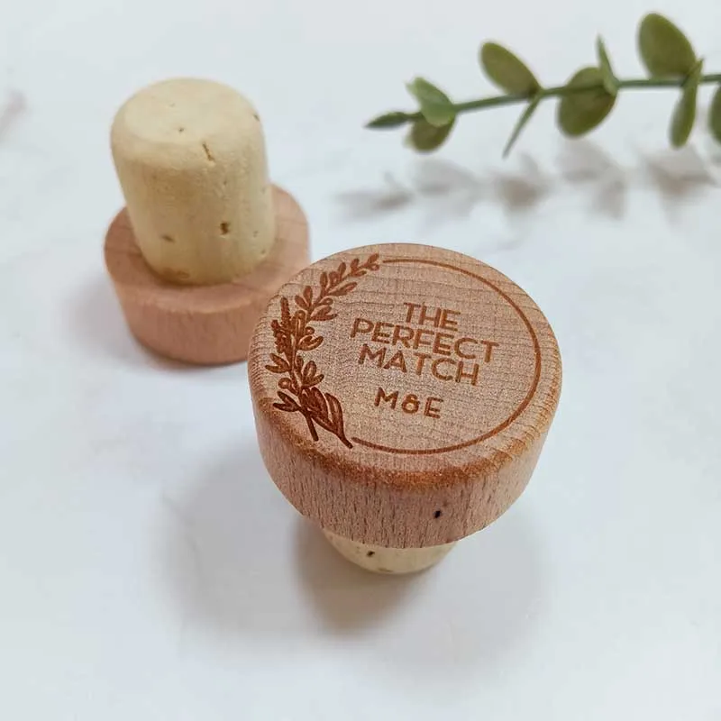 Custom Wedding Wine Bottles Stoppers Personalized Wine Corks Bride To Be Party Decoration Baptism Favor First Communion Souvenir