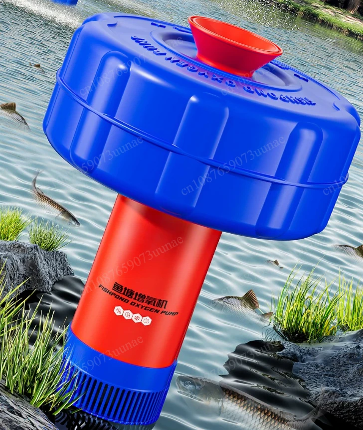 Aerator float pump, 220 V fully automatic high-power aquaculture pond drainage and irrigation pump