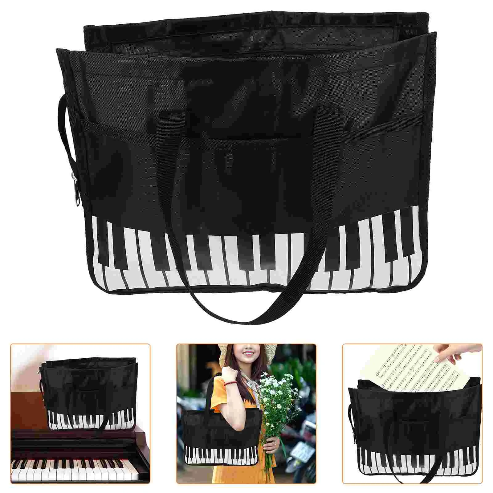 

Sheet Music Package Bag for Score Storage Pouch Musical Holder Horizontal Section Version Violin Nylon Container Student