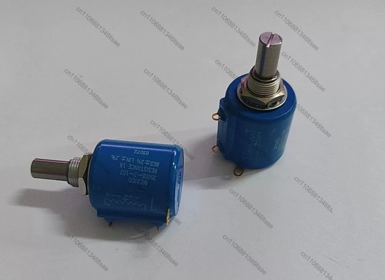 Accessories 1pcs 3500s-2-102 multi-turn electric slotter, 1k resistance, high-precision wire winding, res±3%, lin±0.2%