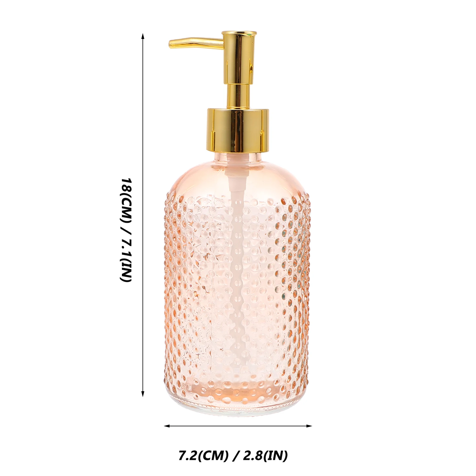 

3Pcs Dispensers Clear Glass Soap Dispenser with Fine Workmanship Portable Travel Emulsion Bottle for Hand