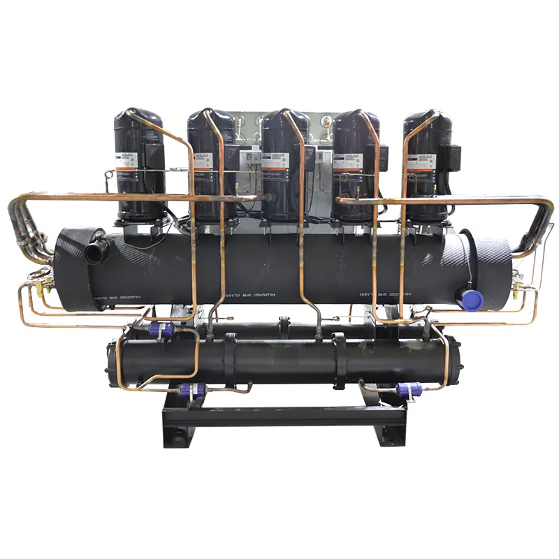 Industrial Water-cooled Screw Condenser Unit Circuit Board, Screw Chiller, Water-cooled Refrigeration Unit