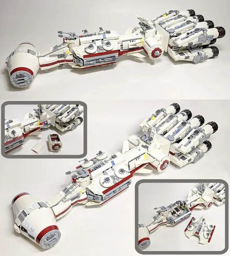 1792PCS 탄티브 IV 반란군 블랙데일러 모델 MOC 빌딩 블록 벽돌 맞춤 선물 장난감 어린이 선물 어린이 우주 전쟁