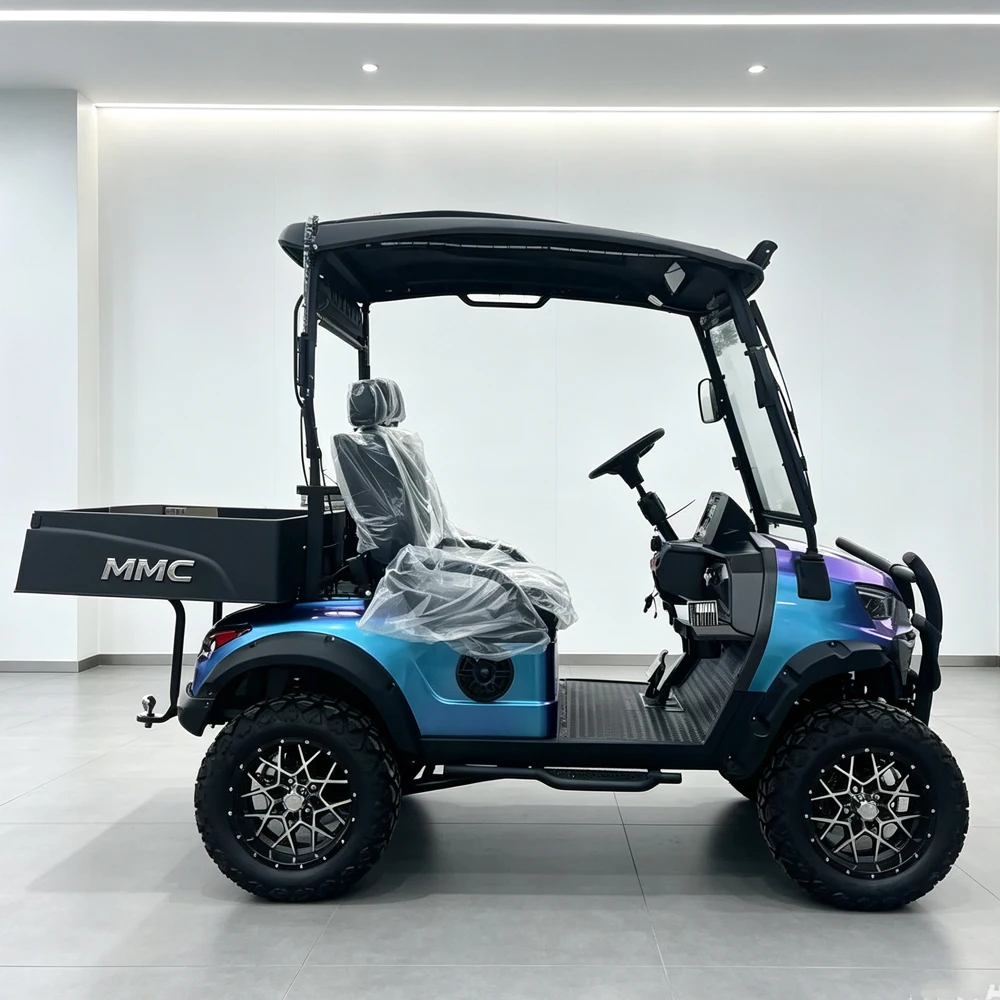MMC Customized New Off-Road 2 Seater Electric Golf Cart For Outdoor Golf Play Tone Seat With Headrest 4X4 Electric Golf Carts