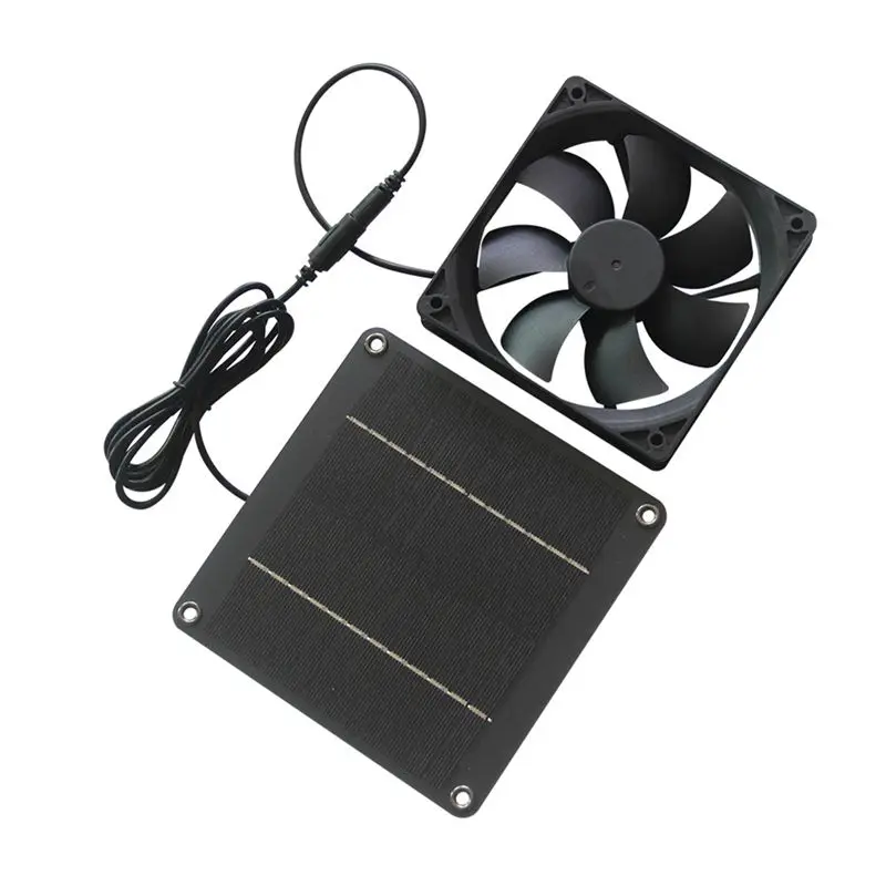 [NEW!A67Z】 Solar Fan For Chicken Coop 4W Solar-Operated Ventilation Fan For Dog Kennel, RV, Livestock Barn, Bathroom