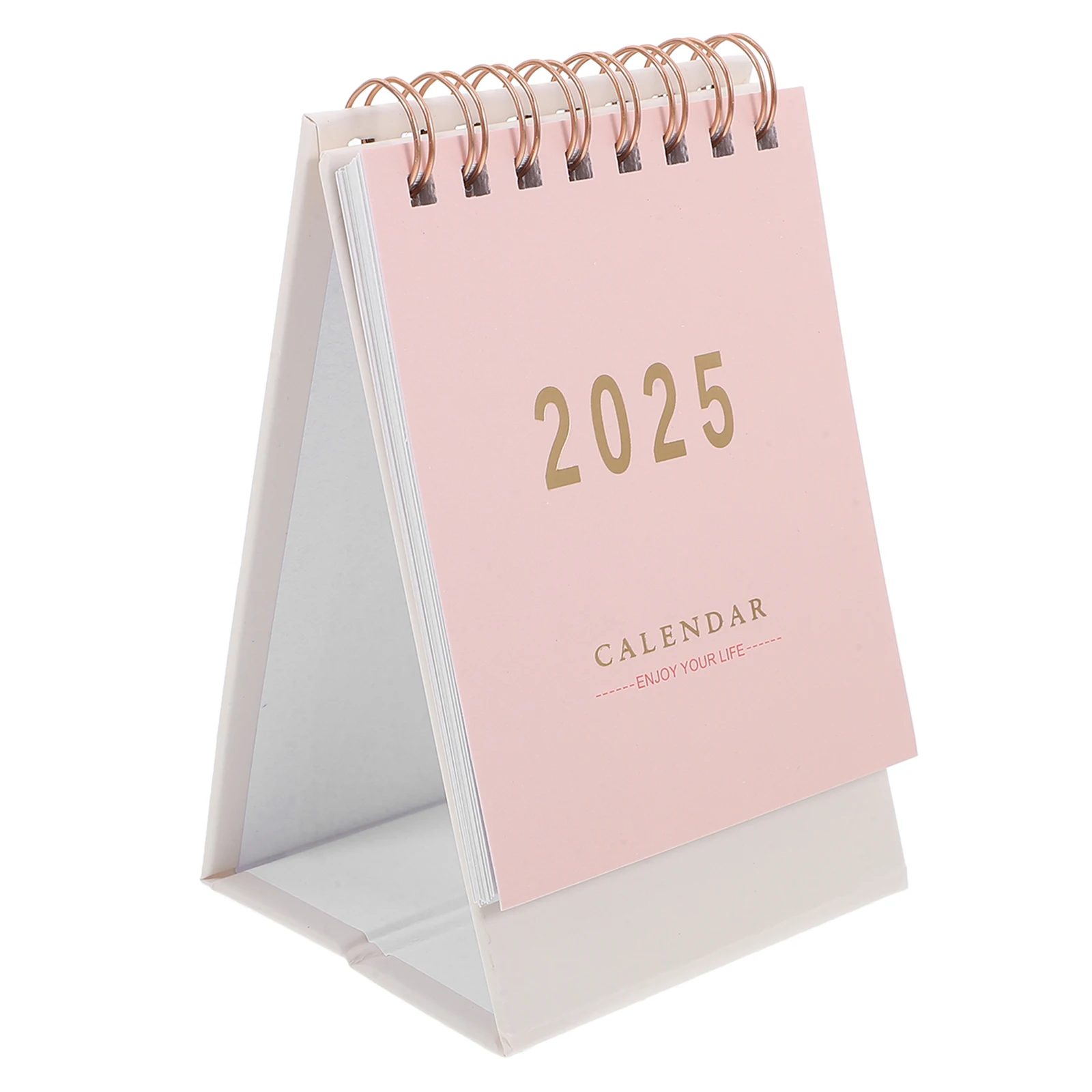 

Small Desk Calendar Calendars Mini Desktop Stands Paper Standing Flip for