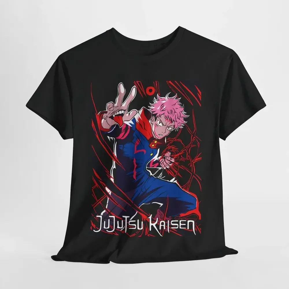 Yuji Itadori Jujutsu Kaisen T-Shirt Gojo Satoru Anime Japanese Tee Shirt JJK