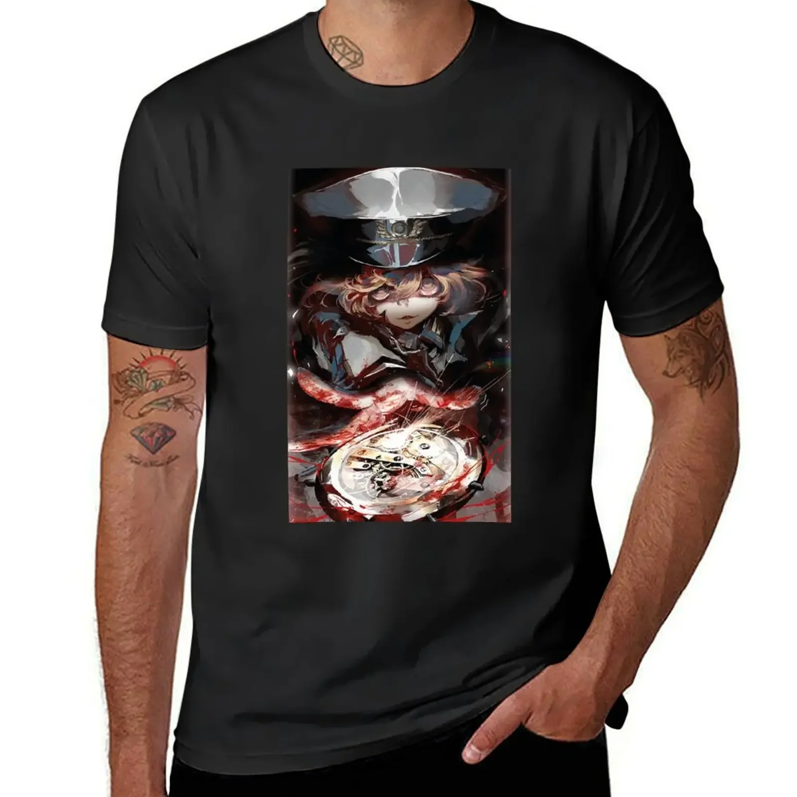 

Tanya von Degurechaff T-Shirt summer tops custom t shirt graphic tee shirt quick drying funny t shirts men