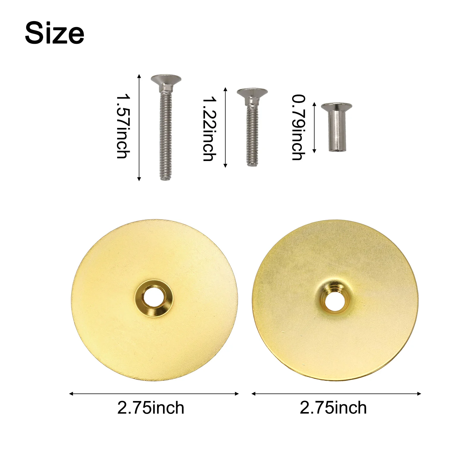 Door Renovation 67MM Door Handle Cover Easy Installation Hardware Solution Steel Material Versatile Application