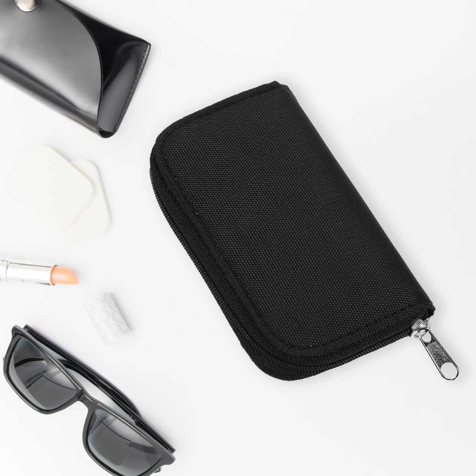 

Memory Card Storage Bag Card Organizer Zipper Case Portable Shockproof Lightweight Durable Holder Strap Buckle