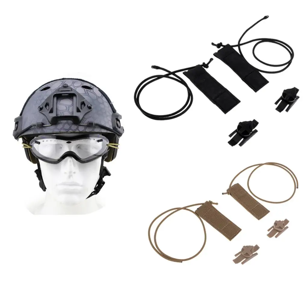 Goggles Auxiliary Line for Fast Helmet Accessory Sunglass Line Gear