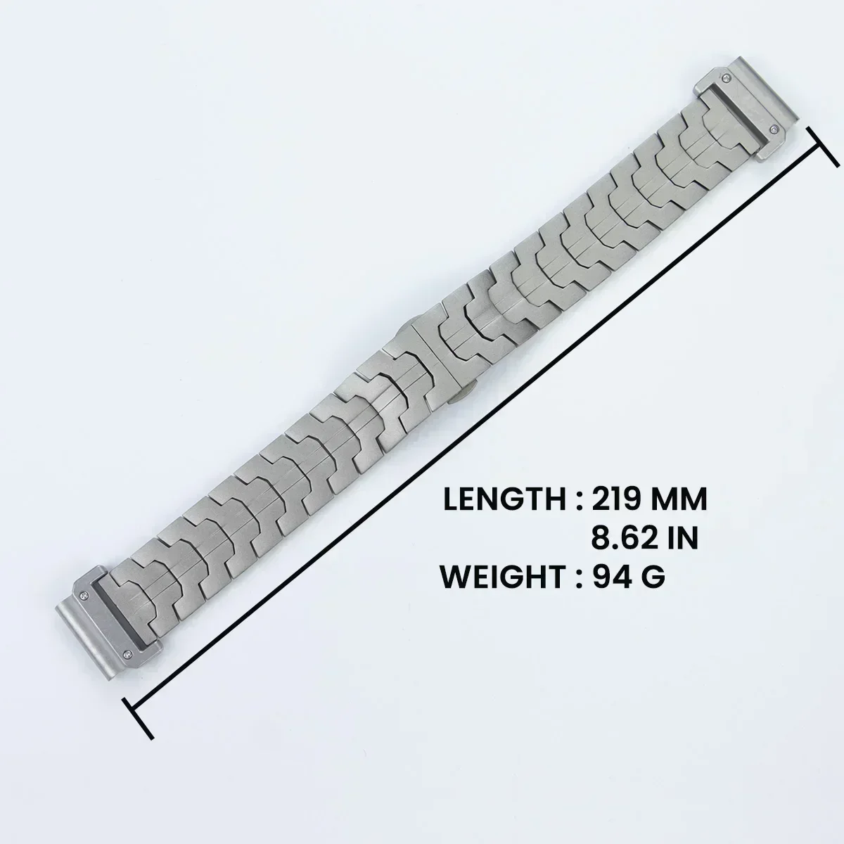 Pulseira de metal de ajuste rápido para garmin watch fenix 5x/5xplus/6/6x/6xpro/7x 26 22mm cor titânio pulseira de aço inoxidável forerunner 945