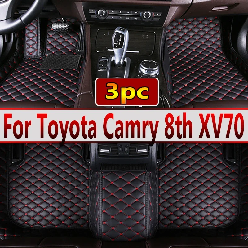 Tapetes impermeáveis para Toyota Camry 8 ° XV70, 2023, 2022, 2021, 2020, 2019, 2018, acessórios, tapetes, capas impermeáveis