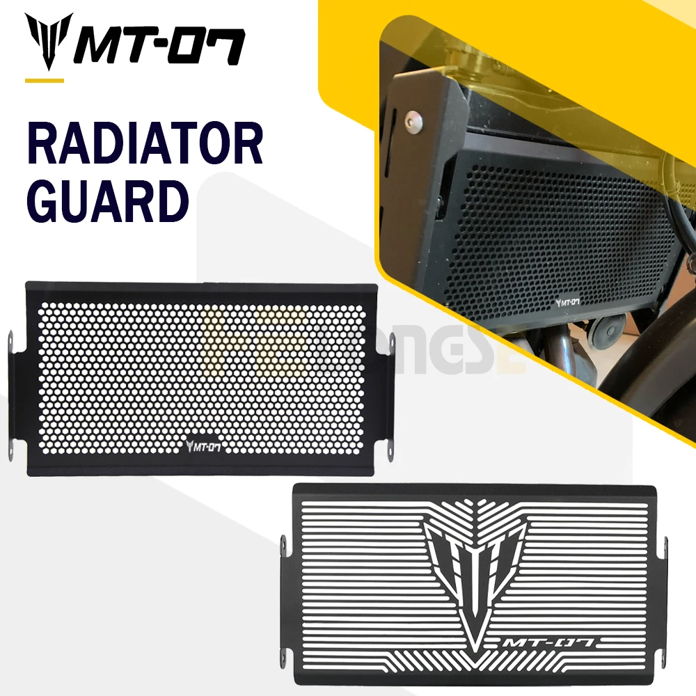 

Motorcycle Radiator Grille Guard Cover Protective Guards For Yamaha MT 07 MT-07/MT07 2014-2018 2019 2020 2021 2022 2023 2024