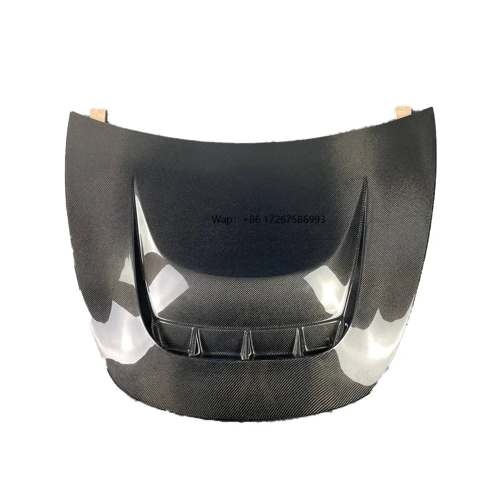 

New Products Carbon Fiber Front Bumper Hood Bonnet for Model 3 Auto Racing Car Body Kit