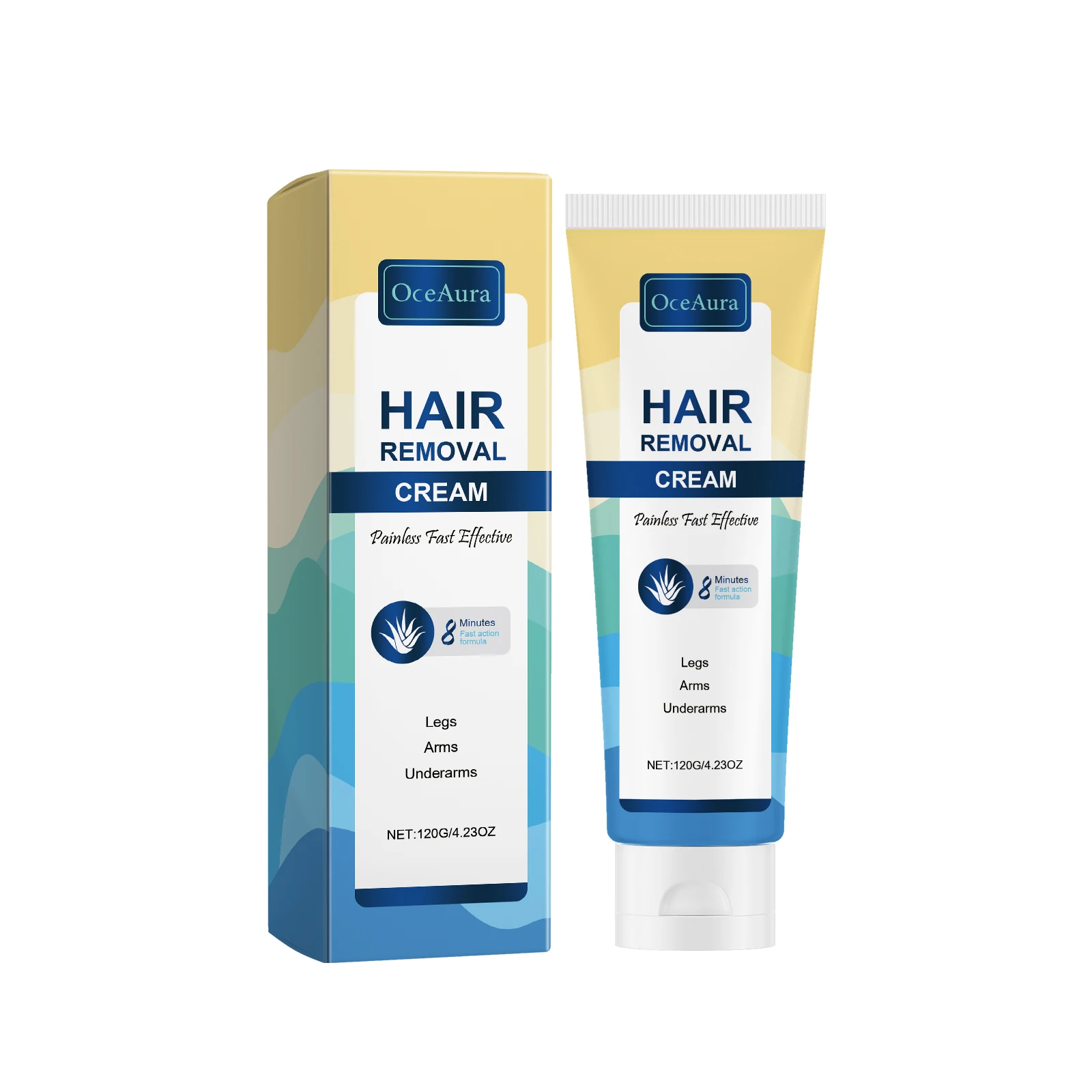 Crema depilatoria: crema depilatoria indolora y de acción rápida para piernas, brazos y axilas, fórmula suave para una piel suave y dura L