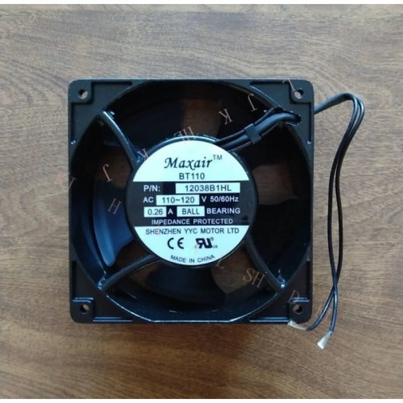 N para 50/60Hz Maxair BT110 12038B1HL Ventilador Axial AC 110~120V 0.26A 118cfm