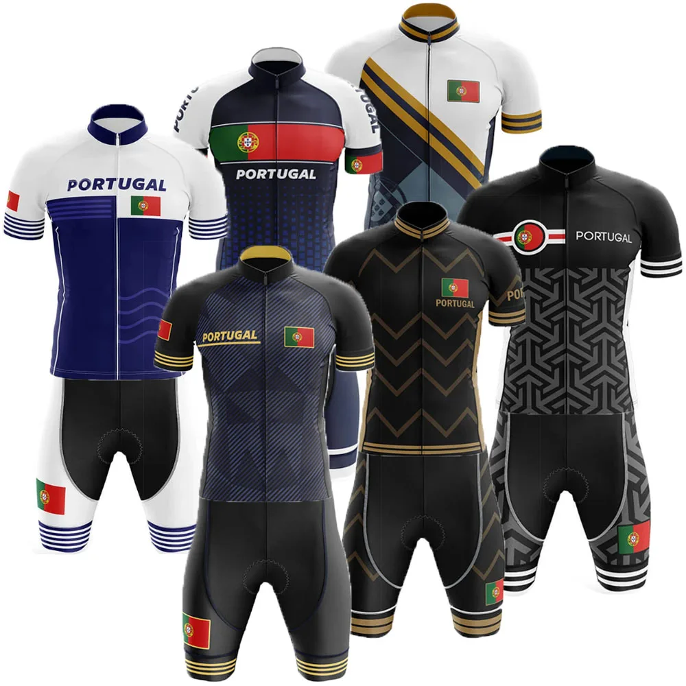 Ensemble cycliste homme été Portugal Le kit complet pour les sorties estivales sur route et en montagne