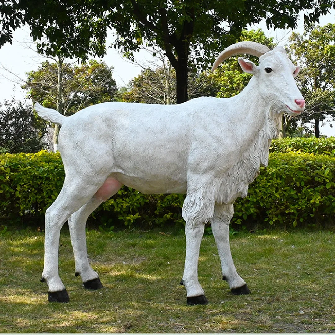 Simulated Goat Sculpture Outdoor Courtyard Community Park Scenic Area Landscape Animal Decoration Decoration Decoration