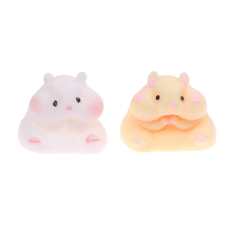 New Super Soft Cute Q-Bullet Simulated Hamster  Toy Mini  Toys Kawaii Stress Relief Squeeze Toy TPR Decompression Toy