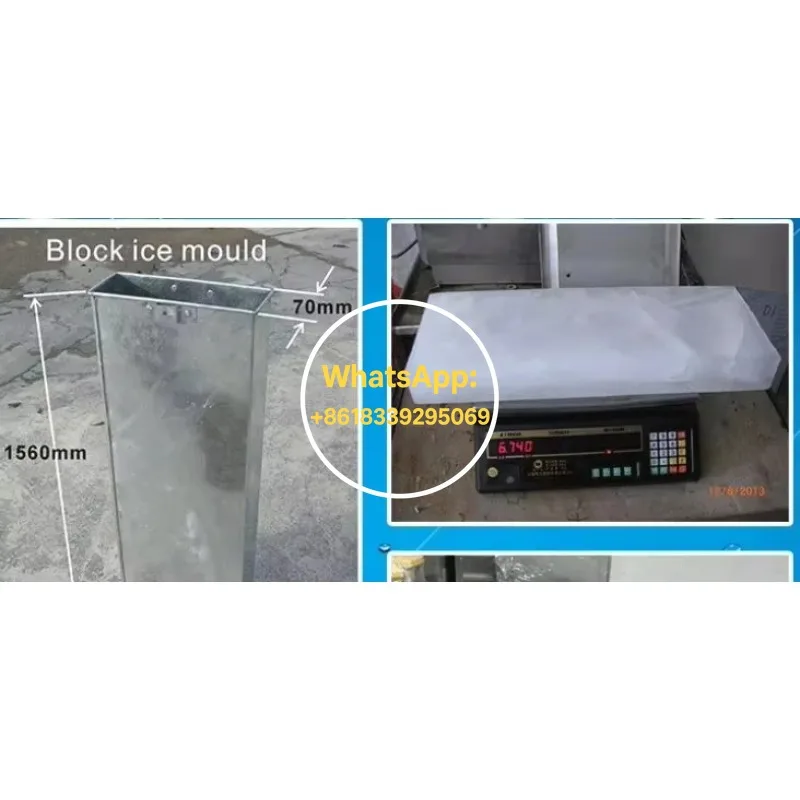 1T 15T Ice Brick Maker Machine Industrial Block Ice Machine High Capacity Ice Block Maker Machines Stainless Steel Customzied