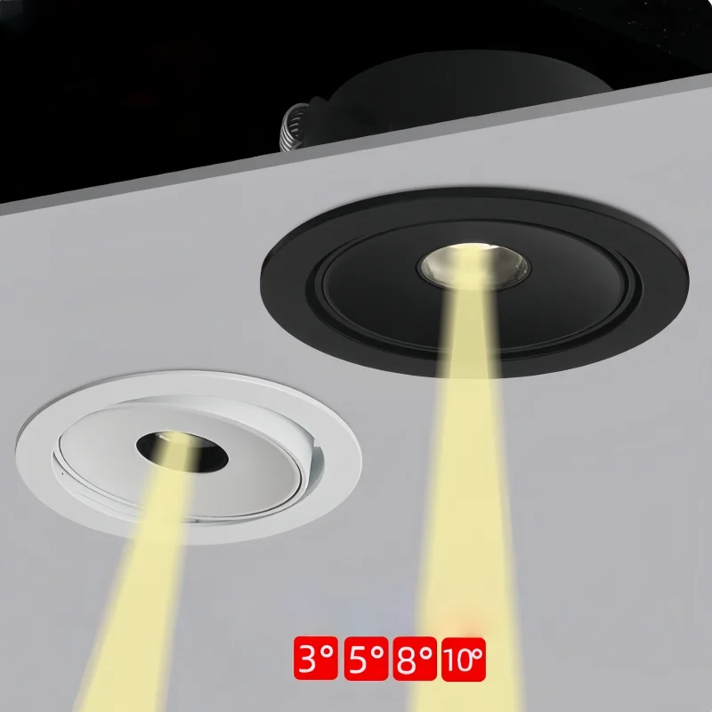 

Тонкий и небольшой чайный столик с микроотверстием для прихожей, 5-градусный 8-градусный антибликовый атмосферный прожектор