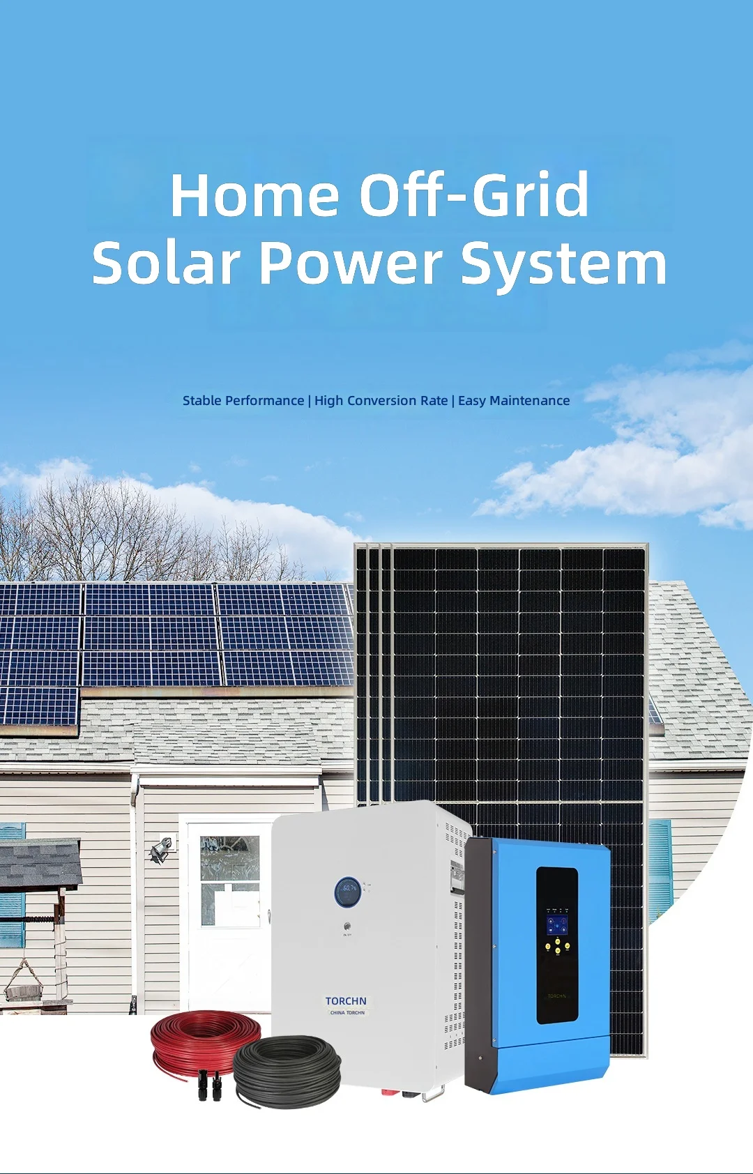 Solar generator household 220v solar power off-grid energy storage system photovoltaic lithium battery inverse control integrate view 6