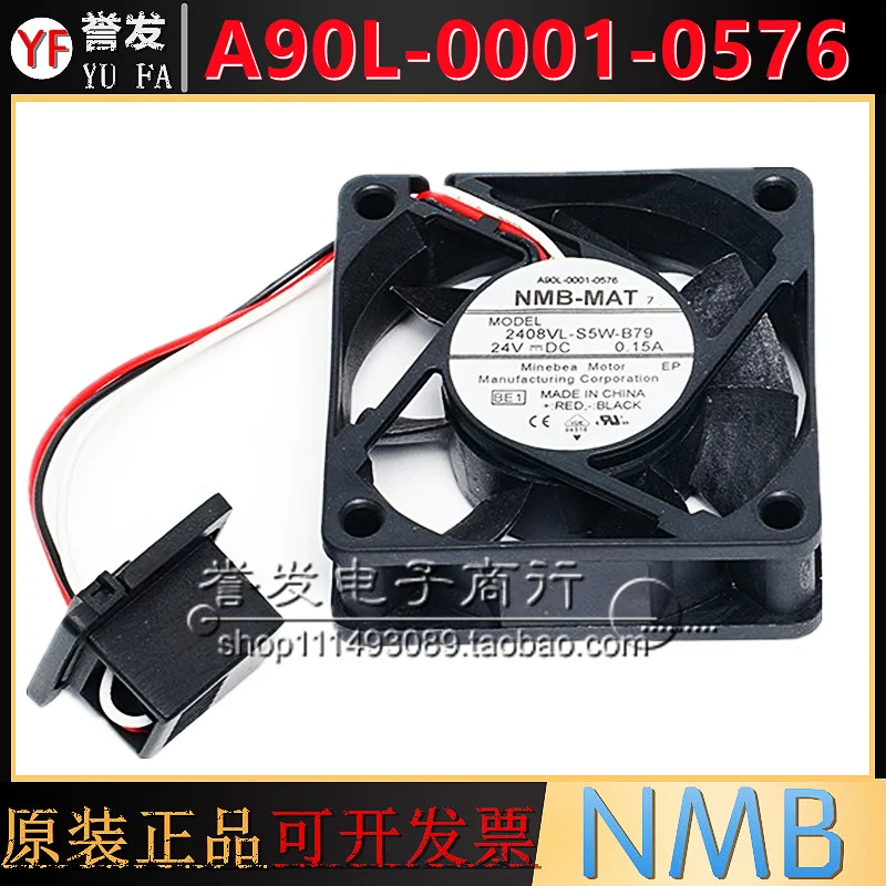 NEW ORIGINAL A90L-0001-0576 2408VL-S5W-B79 24V 0.15A 6020 60x60x20mm COOLING FAN RADIATOR