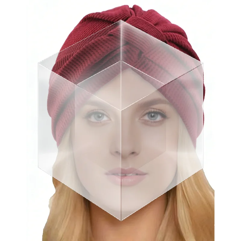 【New】Women's Headscarf Hat Breathable Cotton Thick Waffle Square Headscarf Hat Indian Hat Ethnic Headscarf