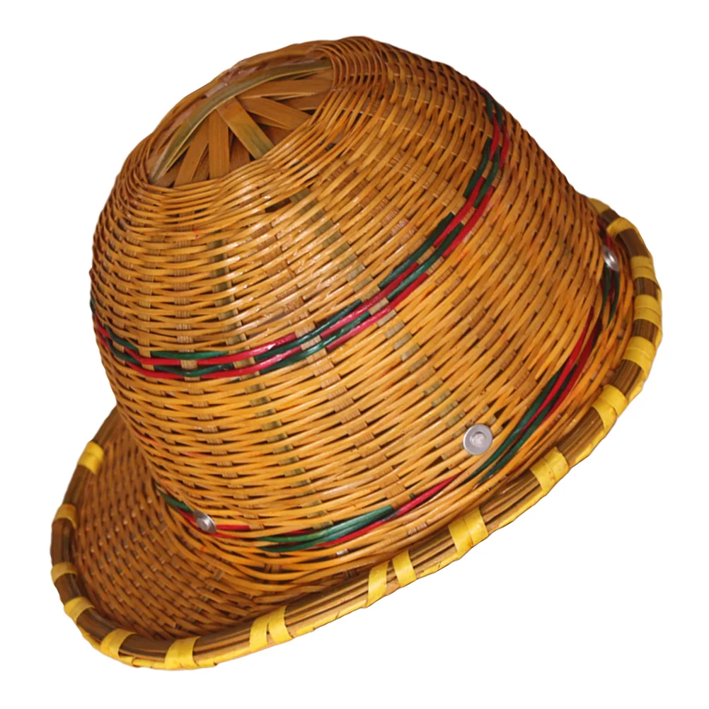 Bamboo Woven Safety Hard Hat Protective Caps Construction Site Protect Hat Outdoor Hard Hat for Workers