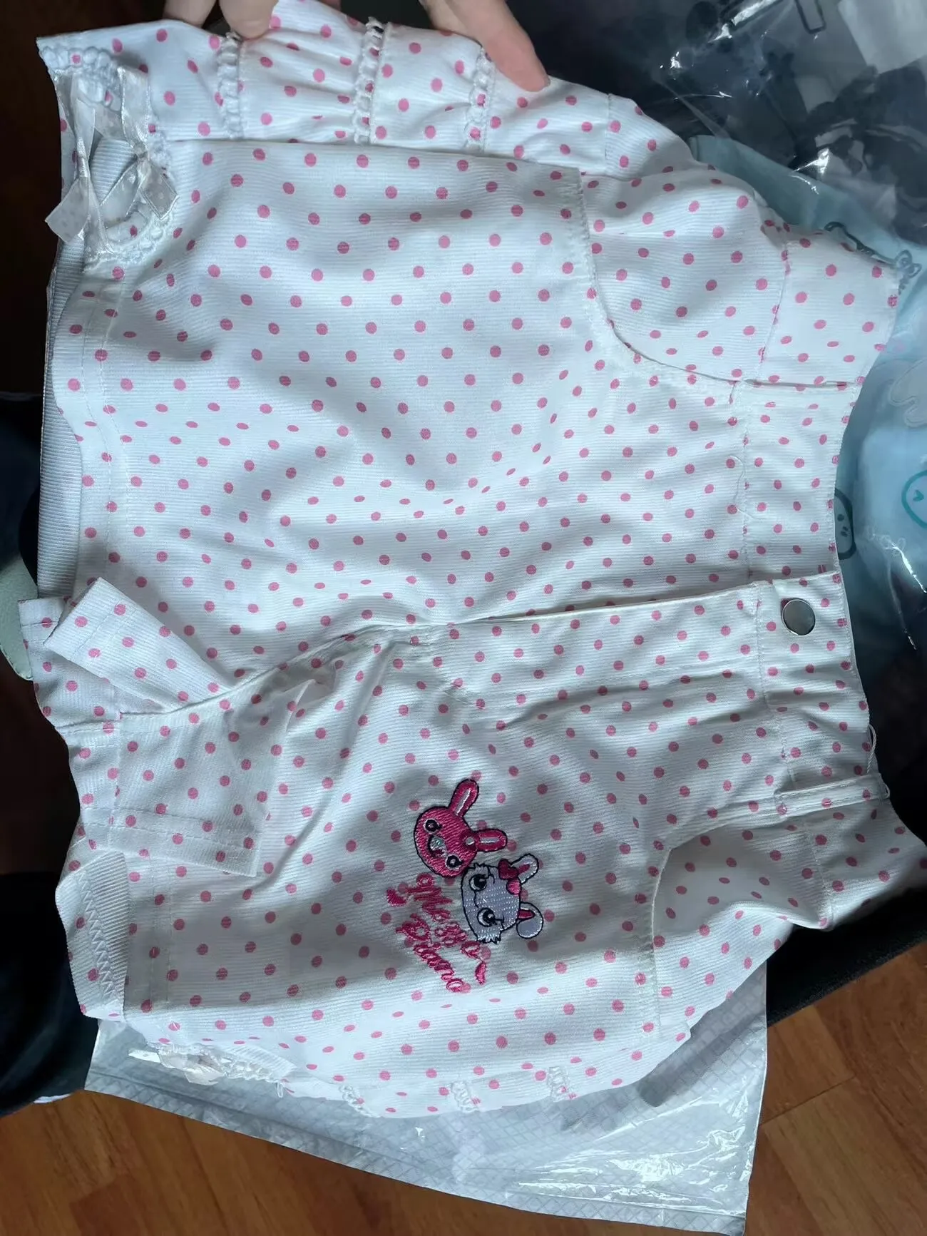 Doce dos desenhos animados bordado lolita shorts para mulheres polka dot print oco para fora arco calças curtas y2k estética bonito kawai shorts