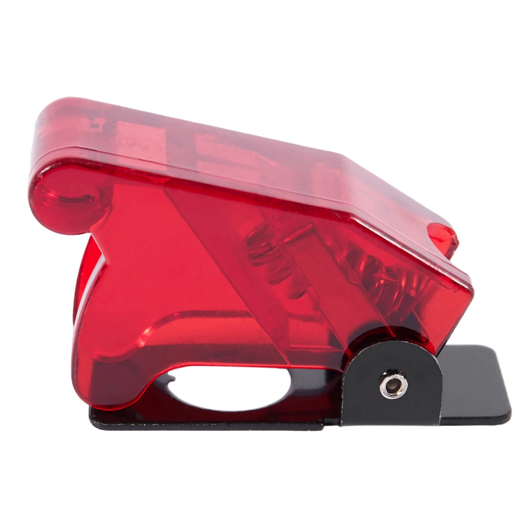 CYCLI-Plastic 12Mm Toggle Switch Safety Cover Protector Cap Guard 10Pcs Red