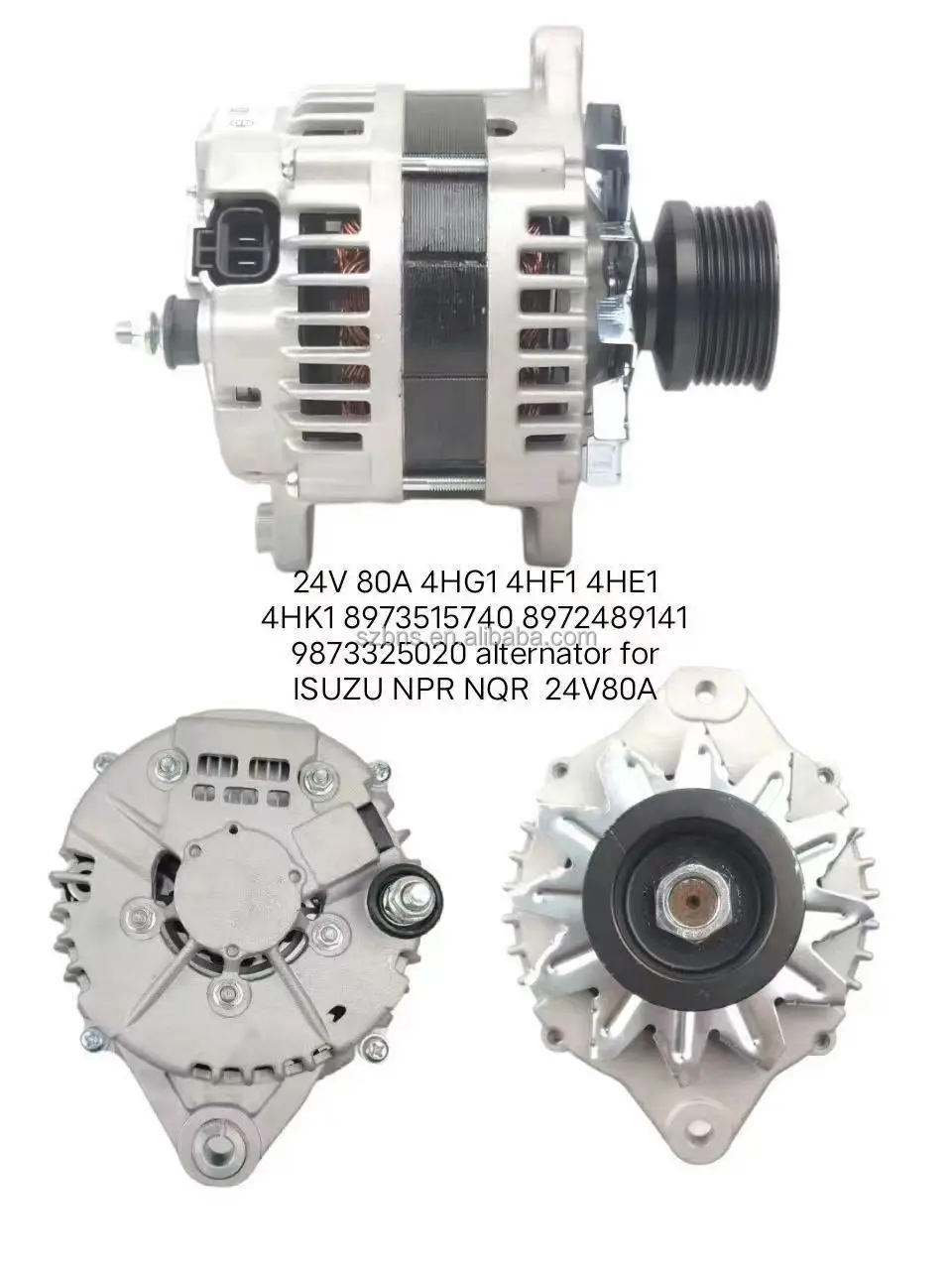 Brand New ISM11 3.9 5.9 8.3  6CT  QSB5 9 24V 12V Engine Alternator  for Cumminss