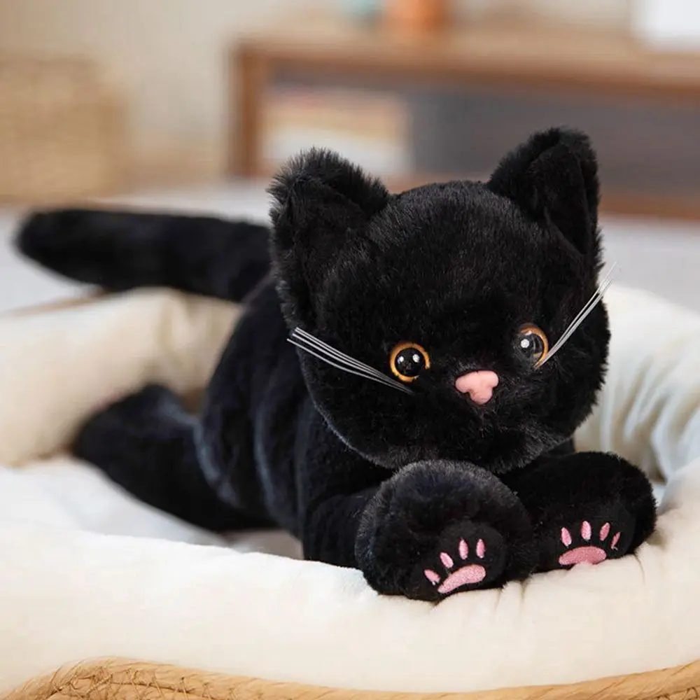 

53CM Cute Little Cat Soft Plush Toy with Big Eyes to Soothe and Accompany A Cat Doll for Children as a Festival Gift