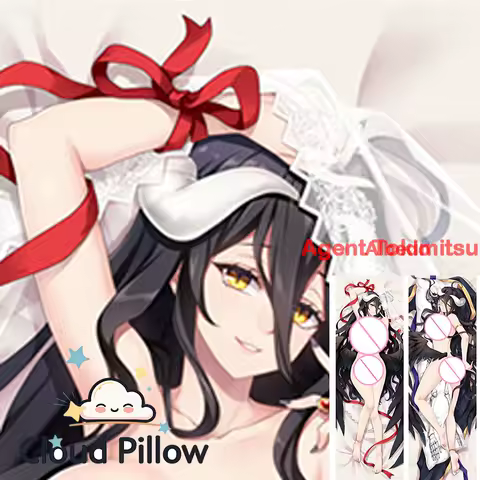 Dakimakura anime Albedo(OVERLORD) Double-sided Print Life-size body pillows onahole pillowcase anime body pillowcase