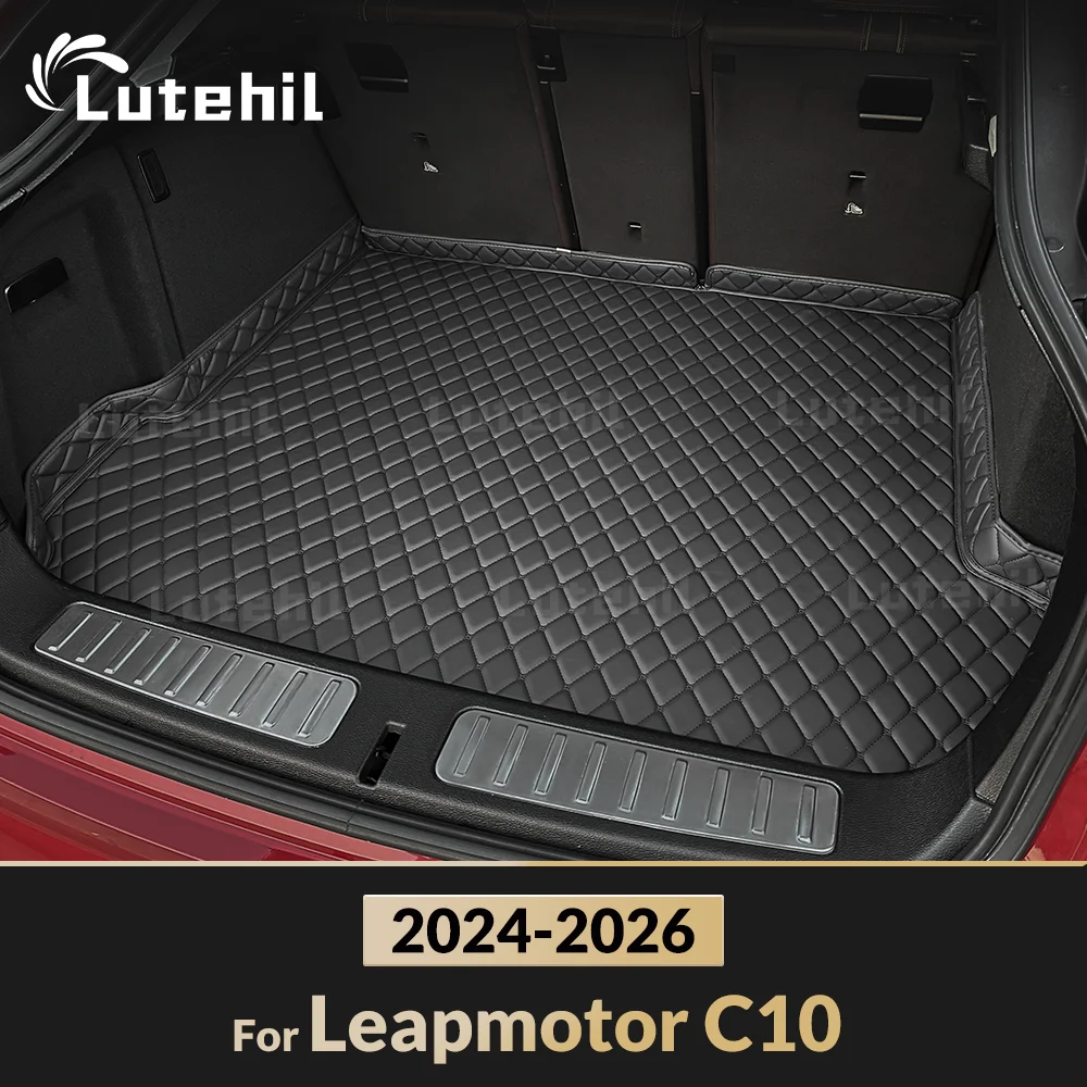 

For Leapmotor C10 2024-2026 Lutehil Car Trunk Mat Cargo Liner Carpet Interior Accessories Cover