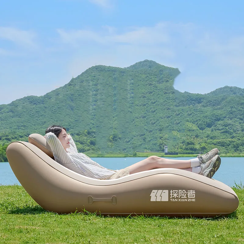 Recliner Reclinable Inflatable Sofa Large Size Comfortable Single Floor Inflatable Sofa Cheap Divano Garden Furniture Sets
