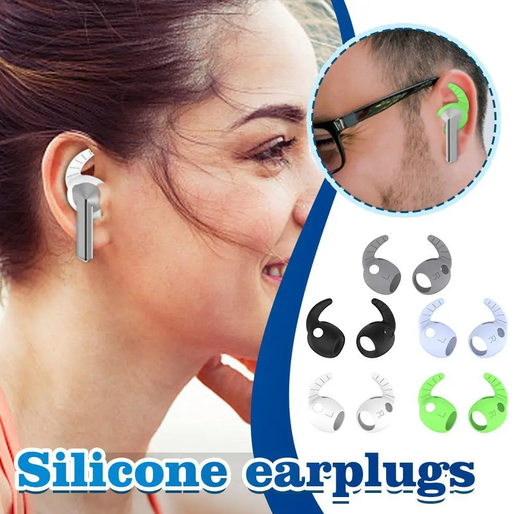 New 5Pairs Soft Silicone Eartips Earplug Wings Hook Earbuds Headphone Earcap Ear Cover For Samsung Galaxy Buds 3 Pro