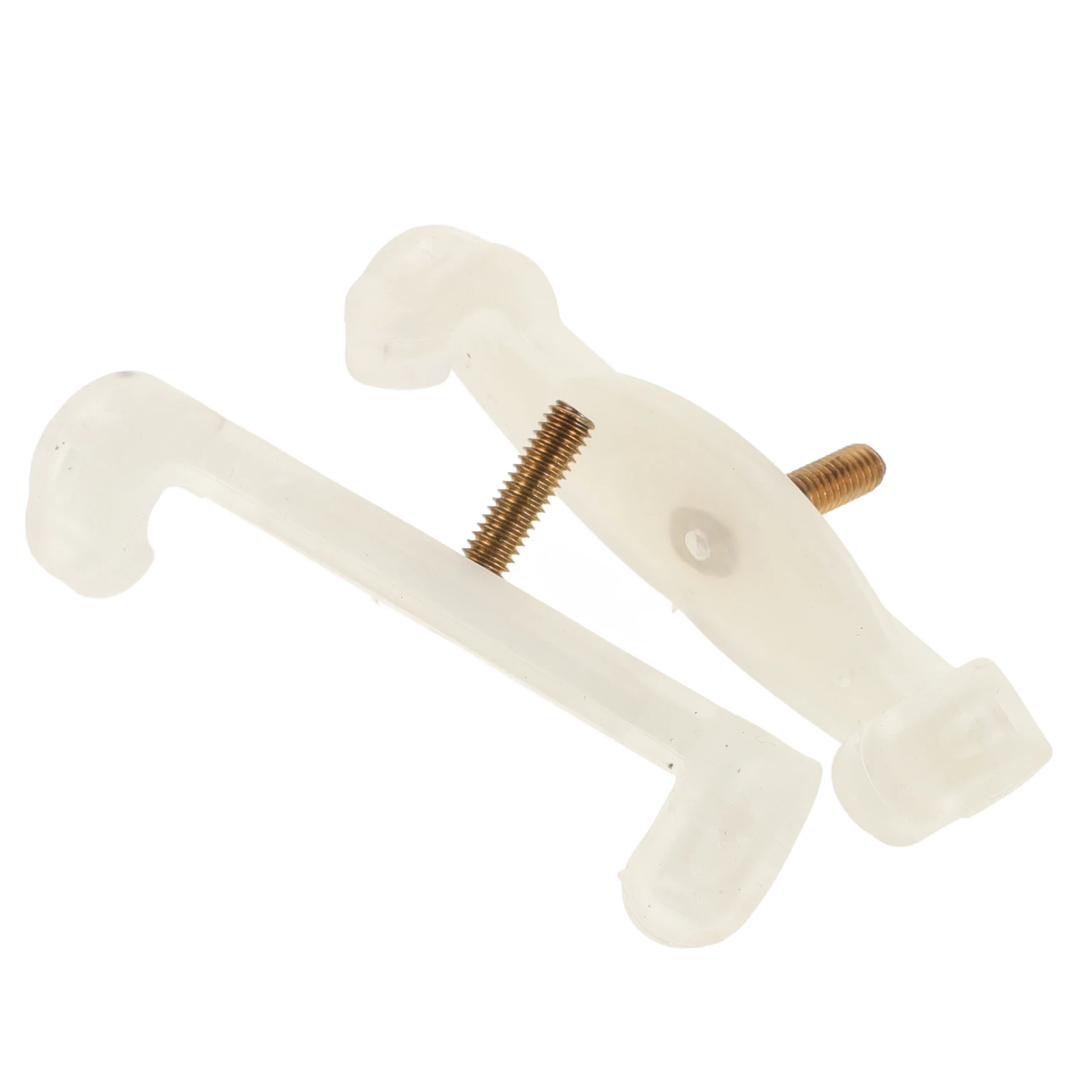 

2 Pcs Shoulder Support Anti-slip Pad Reusable Violin Playing Bass Replacement Part White Universal Rest