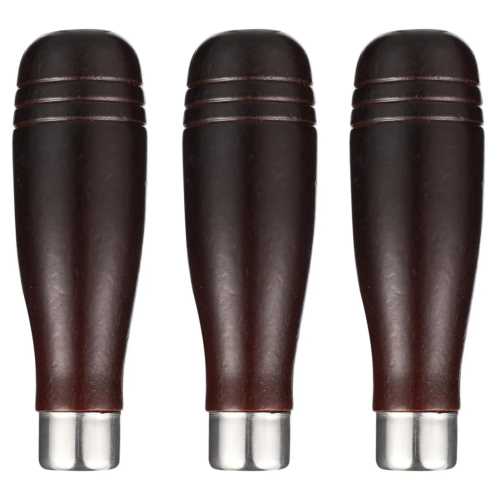 

3pcs File Wooden Hand Wooden Handle Tools Durable Ergonomic Shape for Metal Replacement Accessories