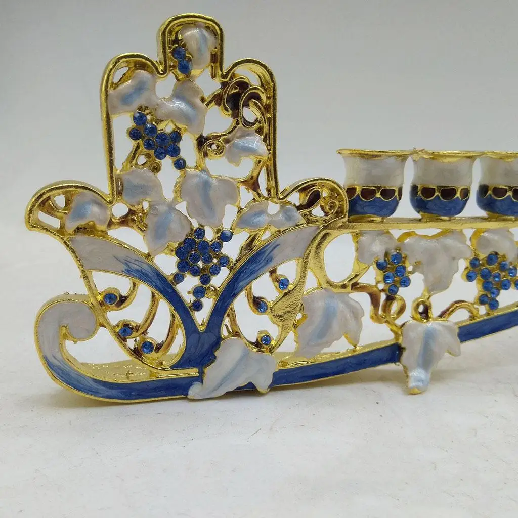 Chanukah Menorah Candelabrum Religions Candle Holder Table Centerpiece