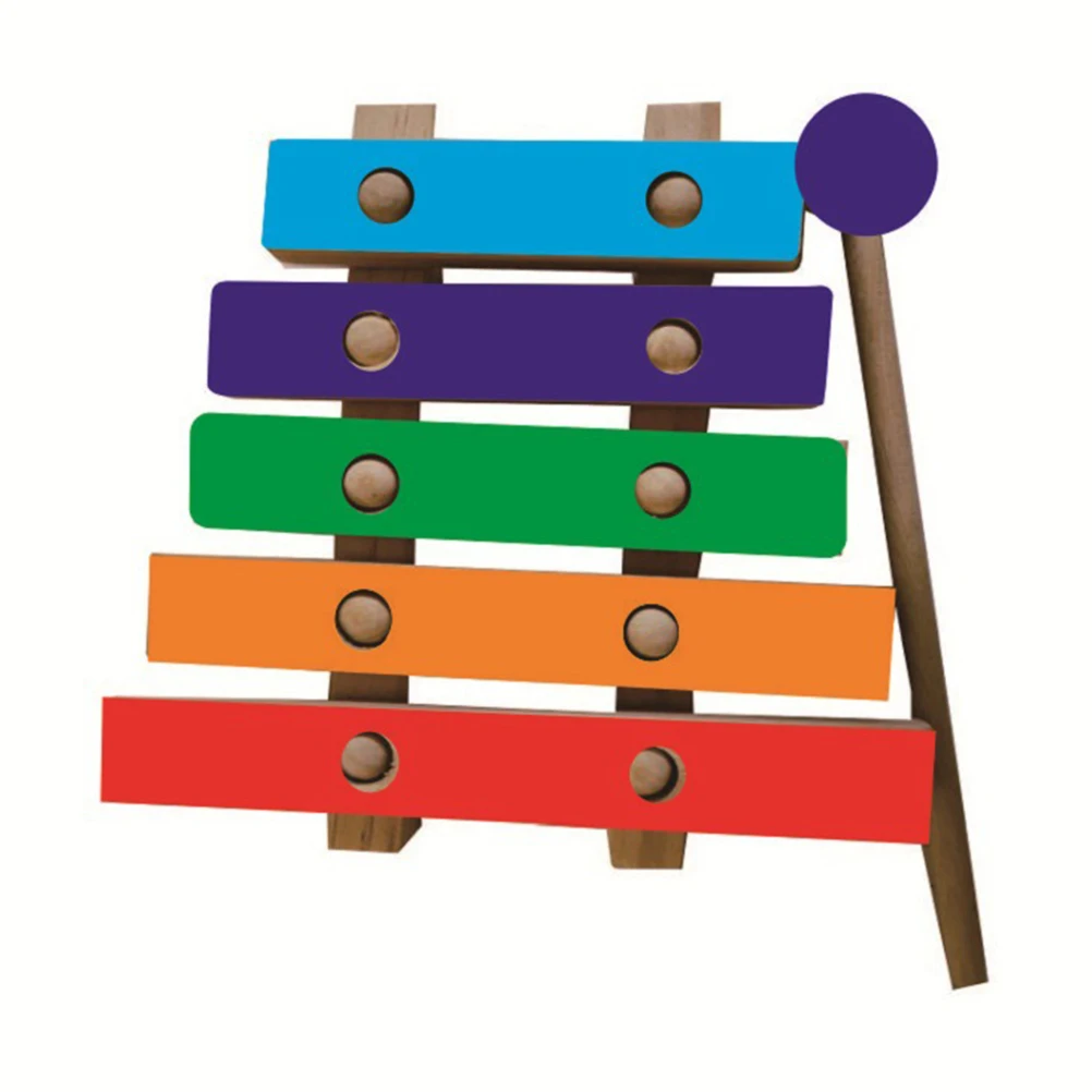 

Unfinished Wooden Knocking Xylophone For Kids Diy Painting Craft Educational Ornament Eco-Friendly Durable Simple Design