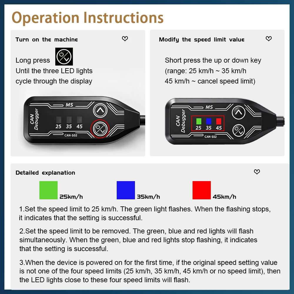 Use For Ba fang Speed Unlocker Programming Cable with CAN Protocol-Eliminate Speed Limiter for Bafang Ebike Kit Parts