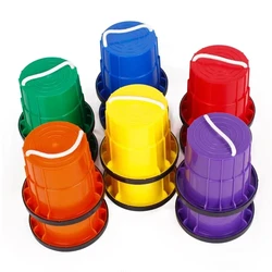 Walking Bucket Stilts For Kids Balance Training Stepping Stones Playground Outdoor Obstacle Course Sensory Integration Toys