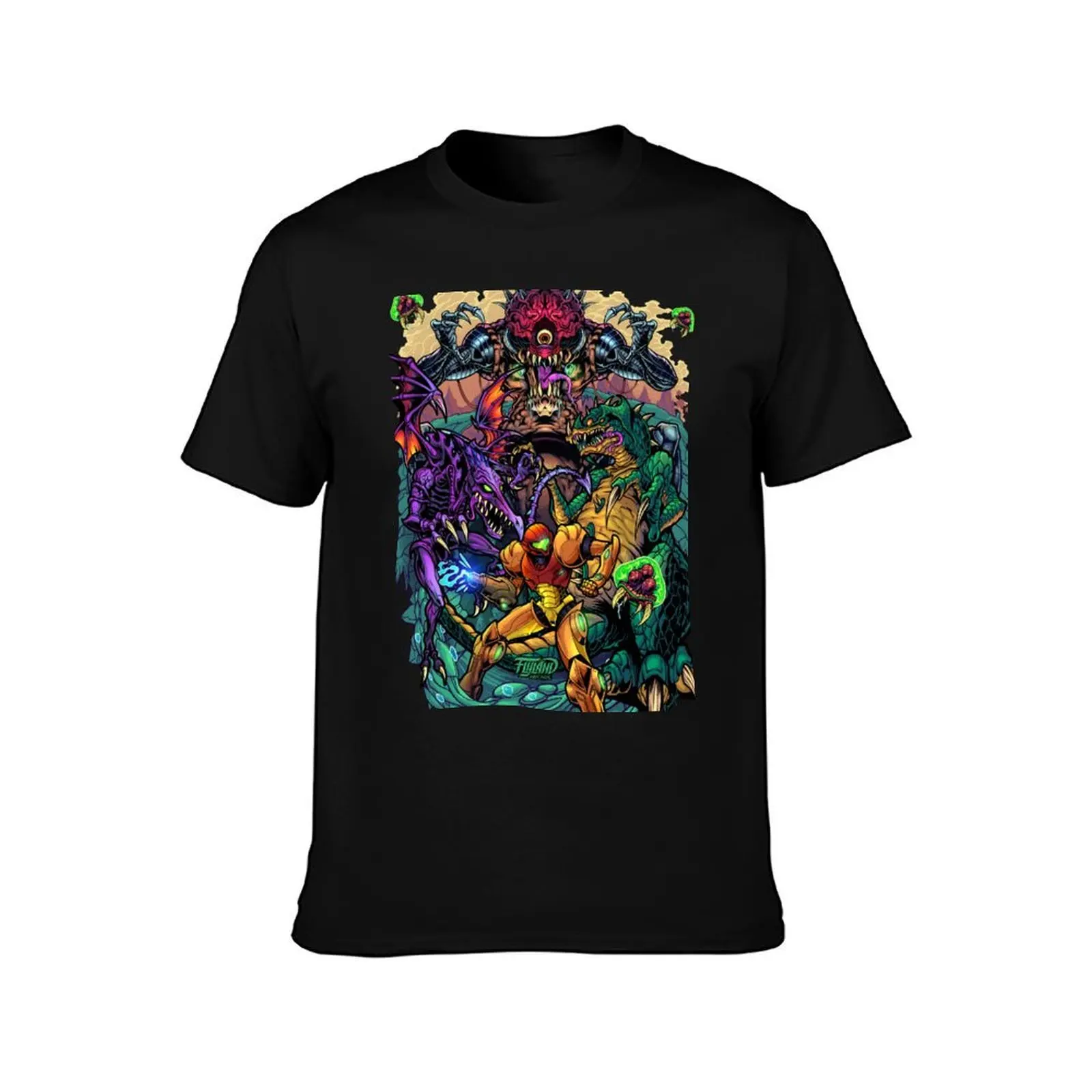Metroid Gaming Classic Tribute T-Shirt Comfortable Workout Short Sleeve Shirt T-Shirt
