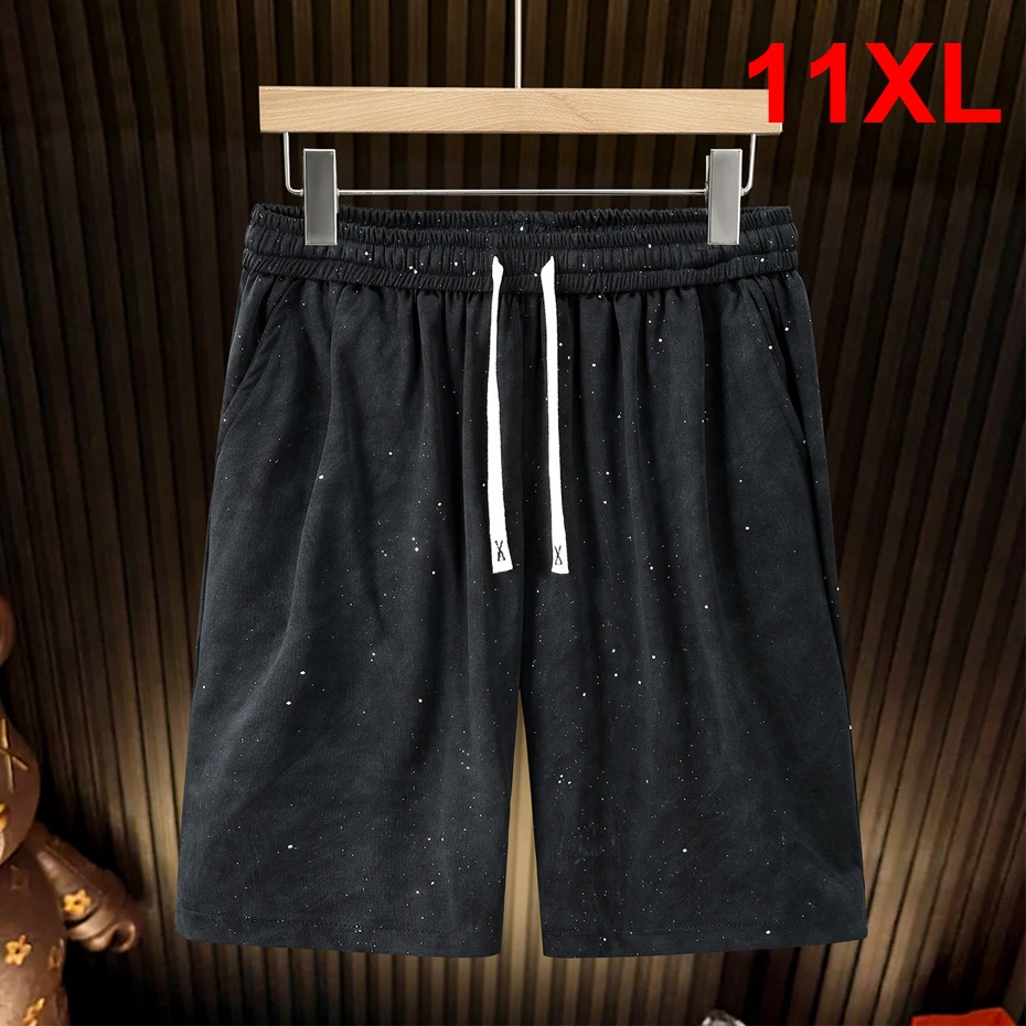 

Летние шорты для мужчин 10XL 11XL, большие размеры, шорты с эффектом тай-дай, мужские модные повседневные летние шорты, большие размеры 10XL 11XL