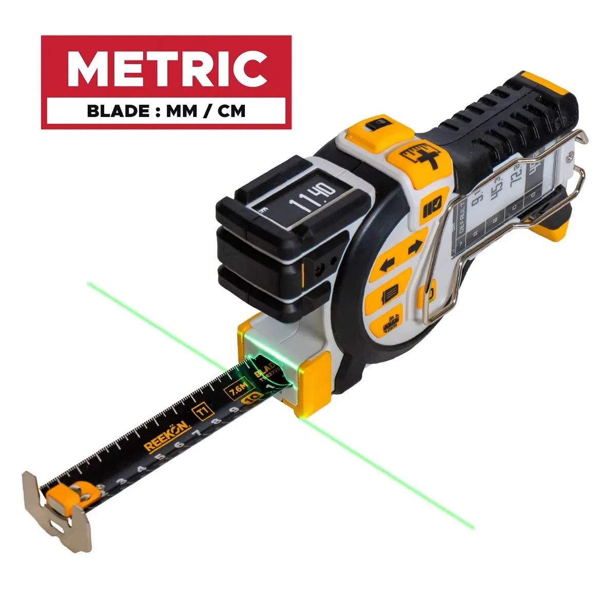 T1  7.6m Dual Display Data Storage Smart Electronic Laser Tape Measure