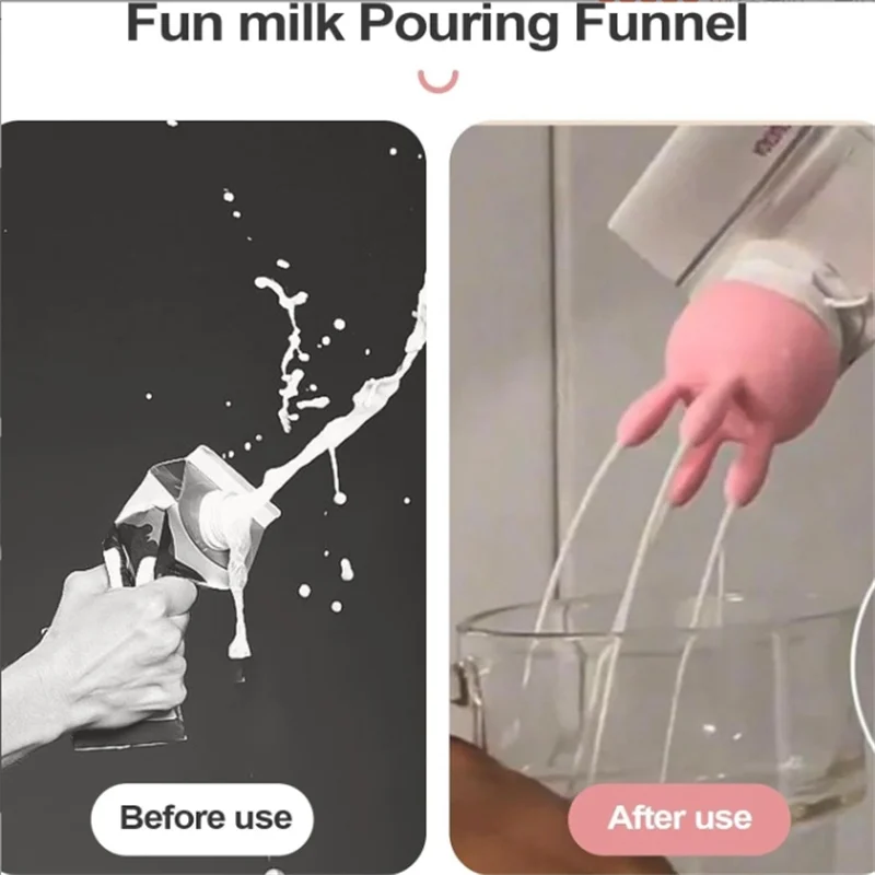 Unny صب غطاء زجاجة الحليب غطاء علبة الحليب قبعة مثيرة للاهتمام