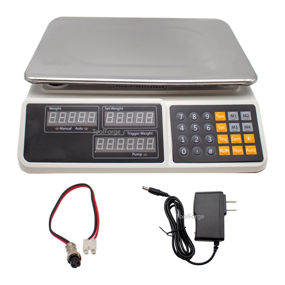 100-240V Automatic Quantitative Dispensing Scale Weight Controller Weighing Type Filling Machine Liquid Particle Powder Weigher